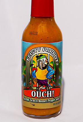 parrot feisty ouch sauce hot reviews