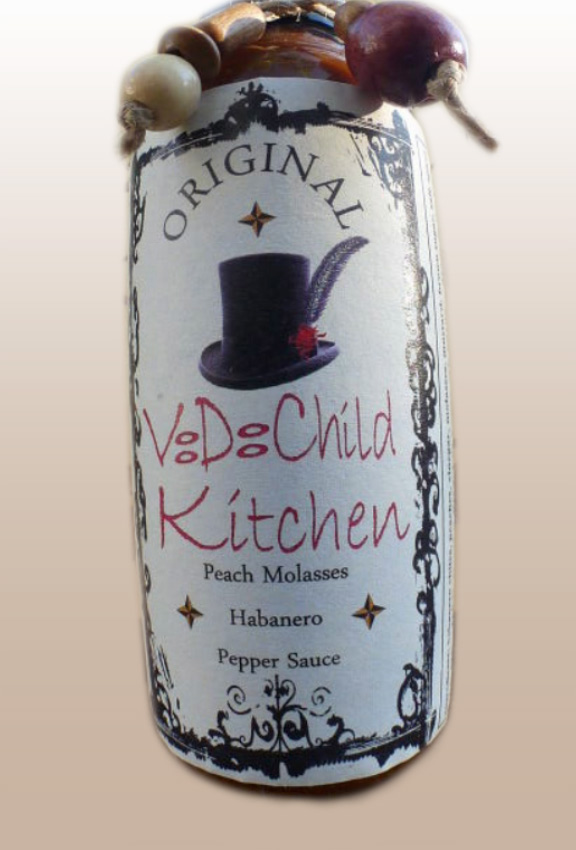 VooDoo Child Kitchen - Peach Molasses Habanero Pepper Sauce