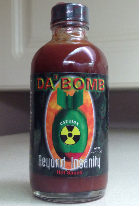 Bottle Da Bomb Beyond Insanity Hot Sauce, Bottle