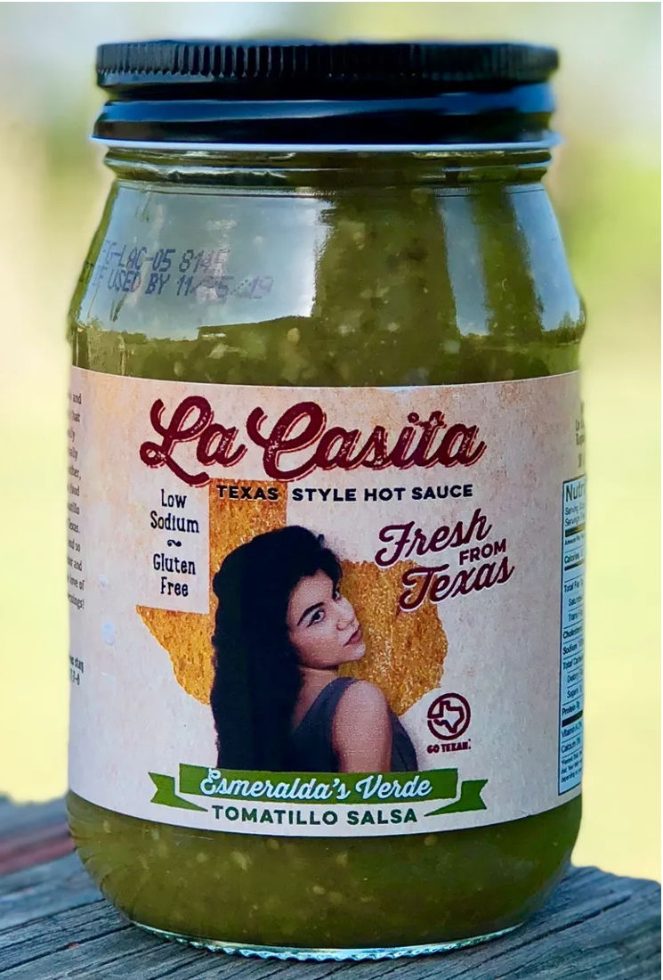 La Casita Hot Sauce - Esmeralda's Verde Tomatillo Salsa