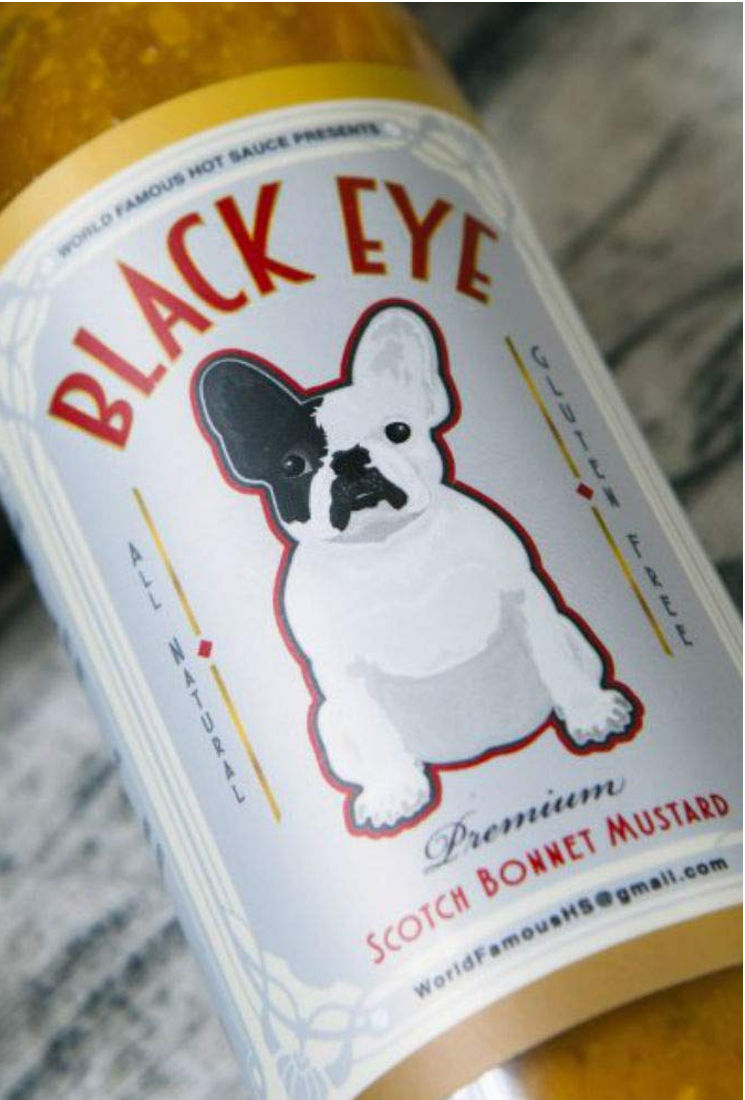 World Famous Hot Sauce - Black Eye: Scotch Bonnet Mustard