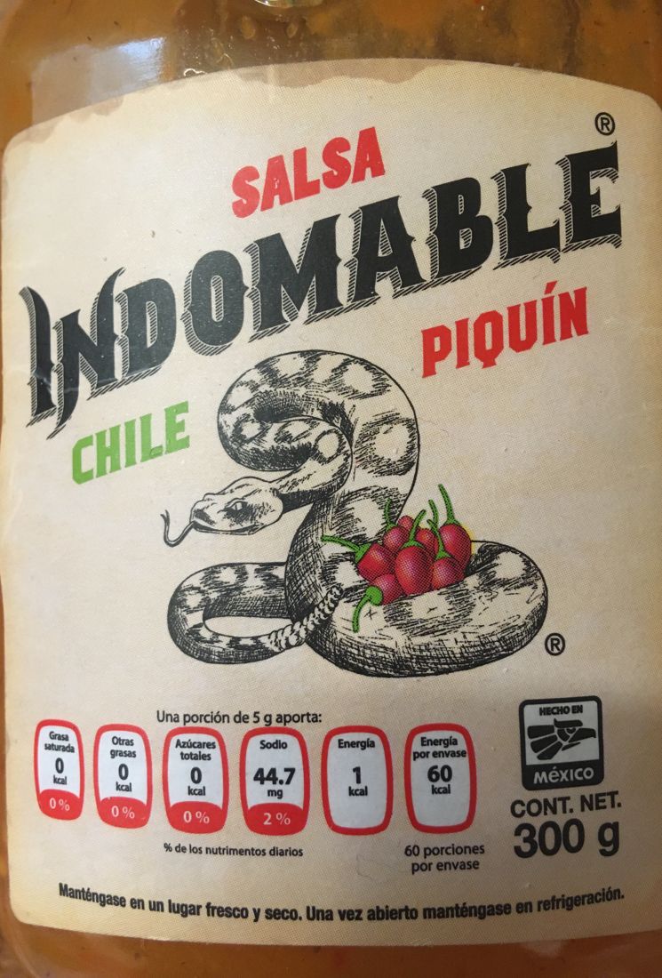 Salsa Indomable - Chile Piquín