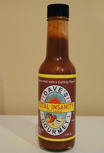 Dave's gourmet total 2025 insanity hot sauce